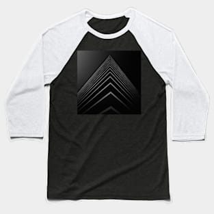 Pyramid Abstract Baseball T-Shirt